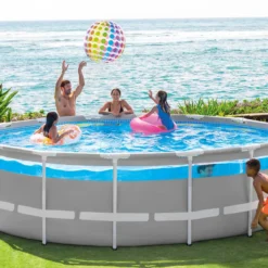 Piscine Hors-sol Clearview Ø4,88 X 1,22 M Intex -Aqua Parfait 434947 imgWEB Piscine Prism Clearview 488x122 8 8be7