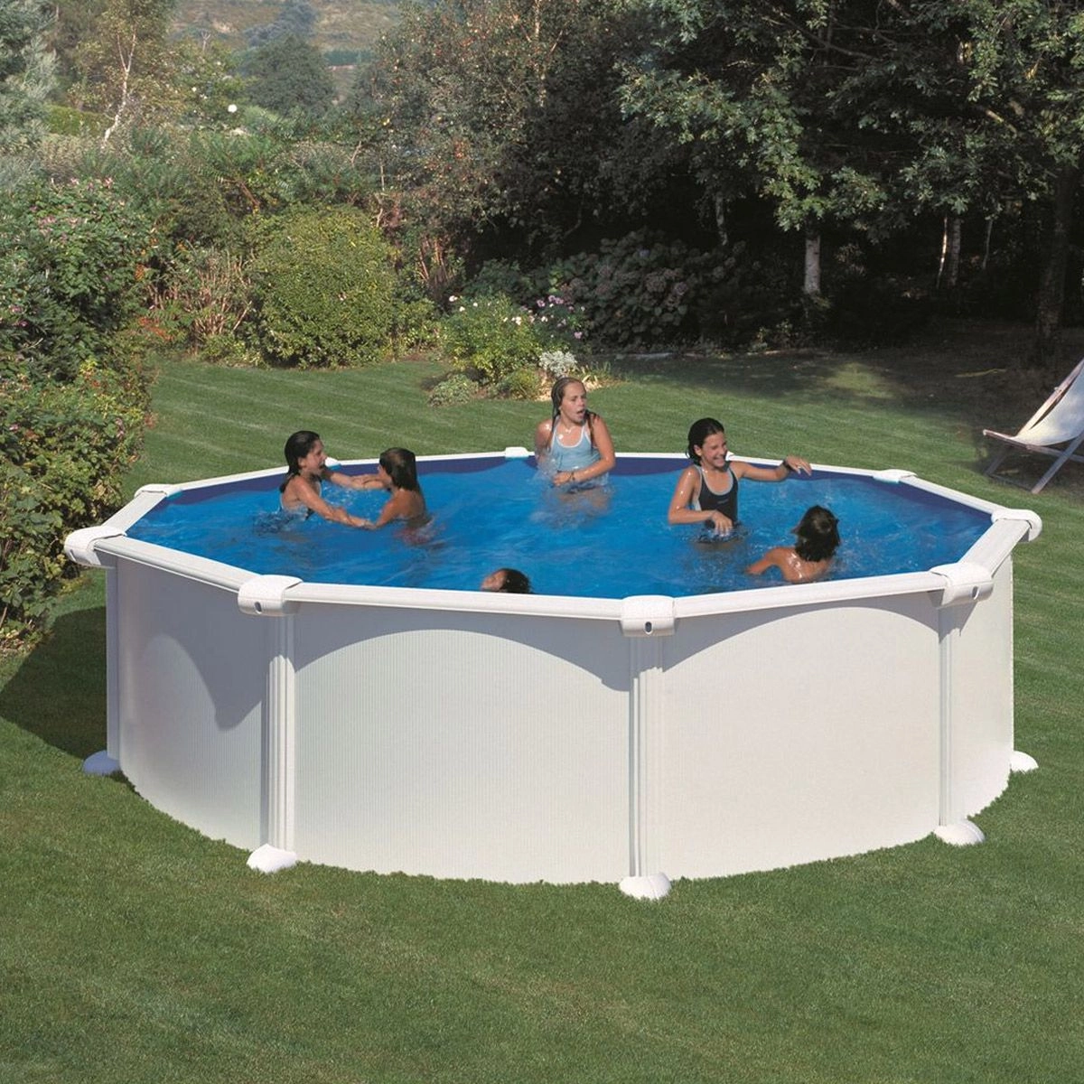 Piscine Hors-sol Acier 4,80 X 1,22 M Gre 1 Piscine Hors-sol Acier 4,80 X 1,22 M Gre